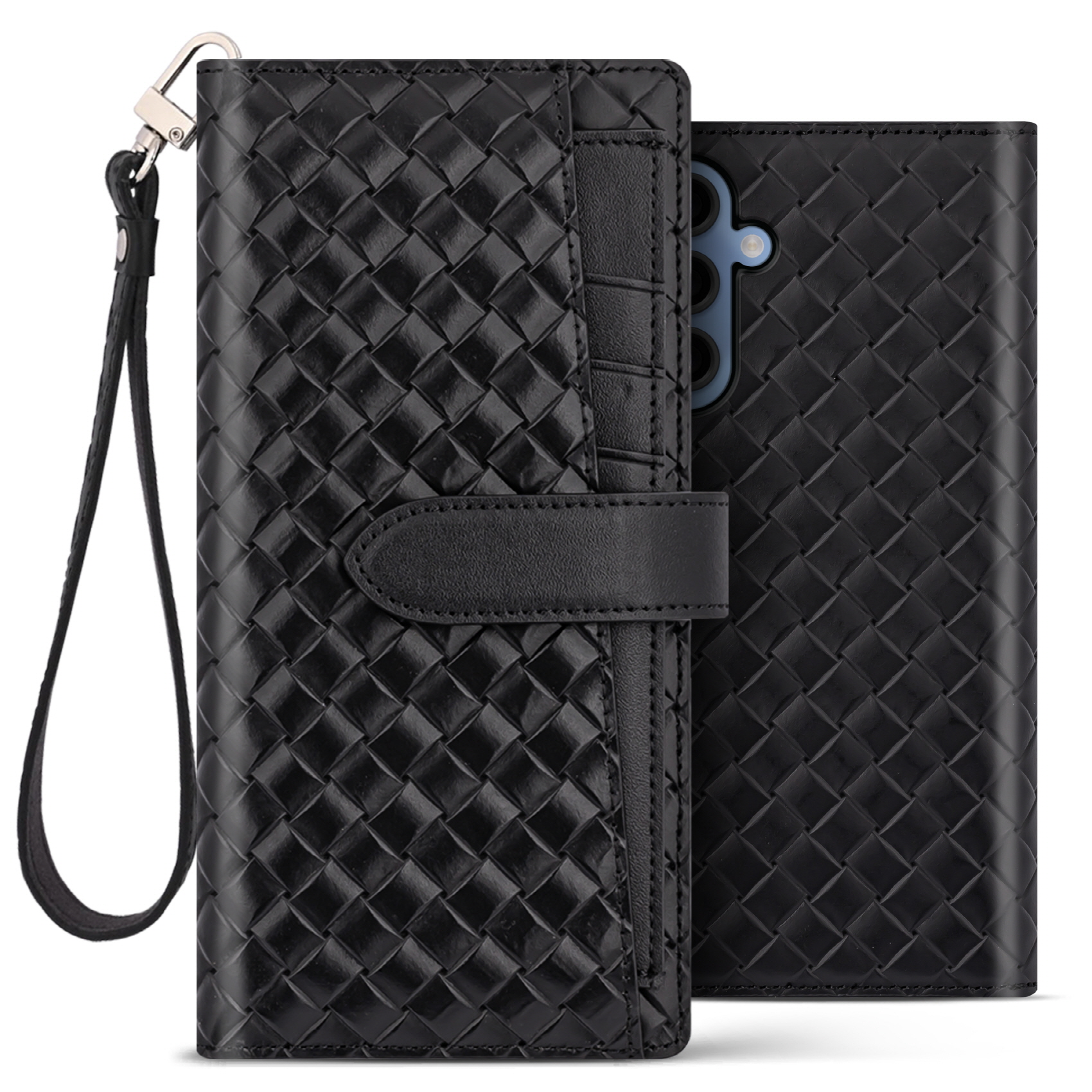 벨라벨루치 갤럭시 와이드7 M15 비첸티노 카드포켓 지갑형 다이어리 핸드폰 케이스 마호가니레드 - 상세 이미지 4