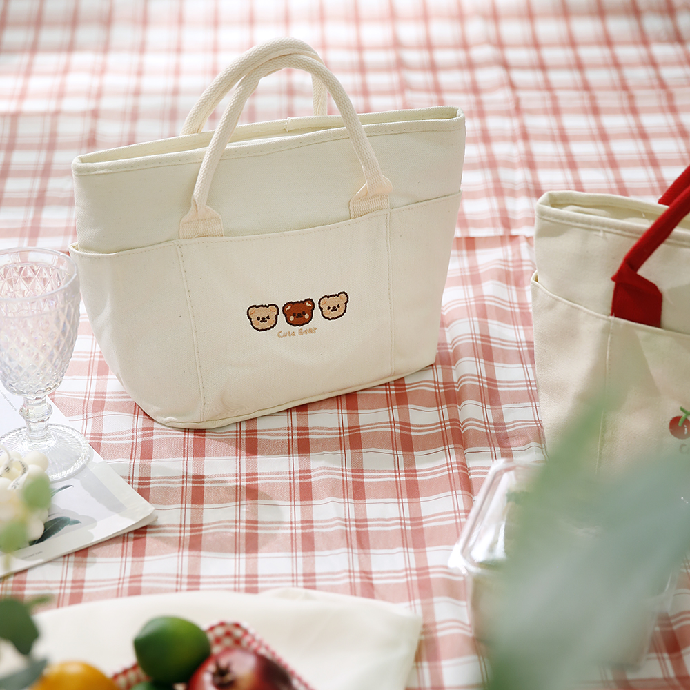 큐트 베어 쿨러백 캠핑 보냉백 미니 아이스 가방