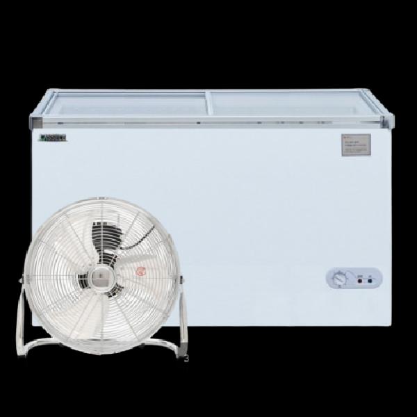 업소용 아이스크림 냉동고 슬라이딩 도어형 냉동 쇼케이스 다목적 냉동고 540L