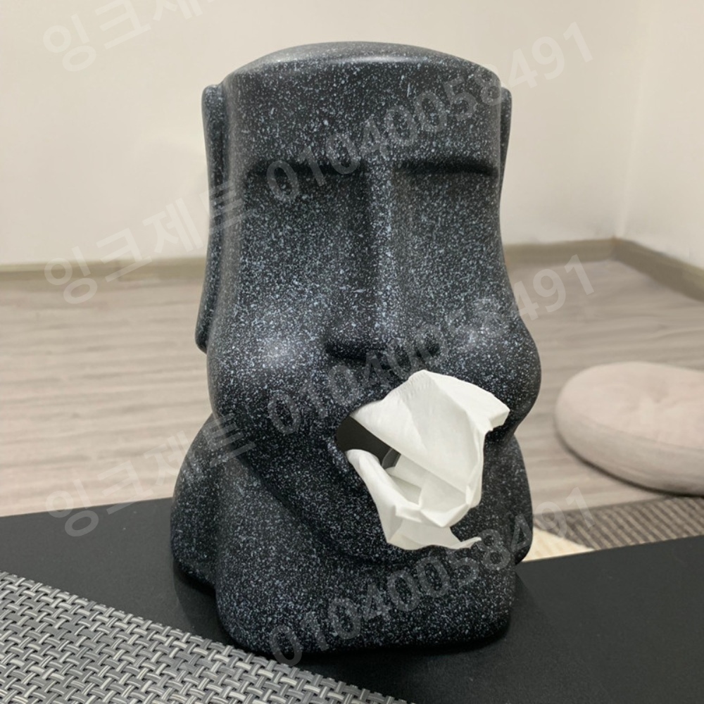 모아이석상 휴지케이스 콧물 디스펜서 두루마리 집들이 - 상세 이미지 3