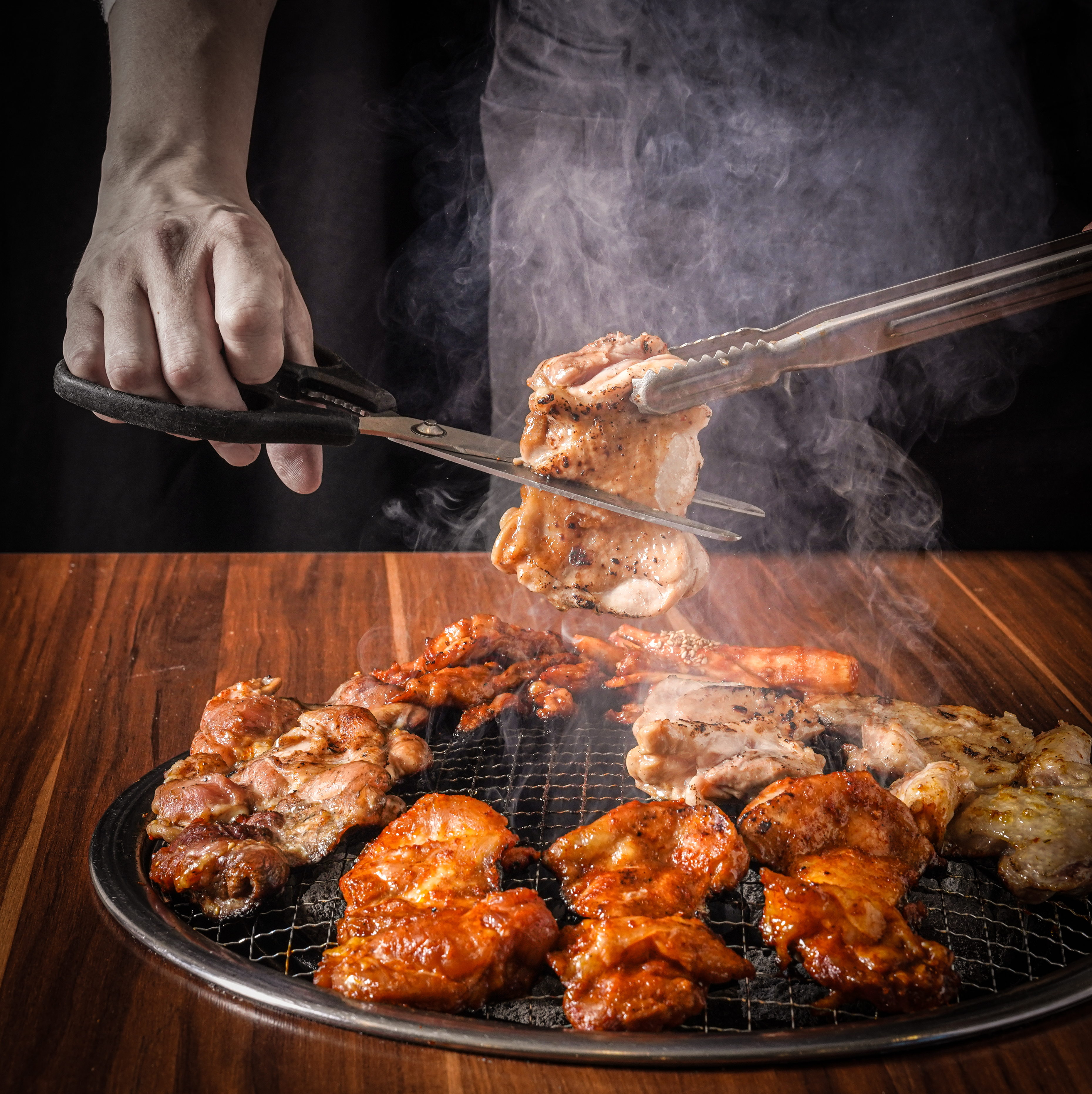 통나무집닭갈비 춘천 숯불 닭갈비 밀키트 택배 홈파티 캠핑요리 양념 간편 음식 넓적다리 통살 소금맛, 간장맛, 고추장맛