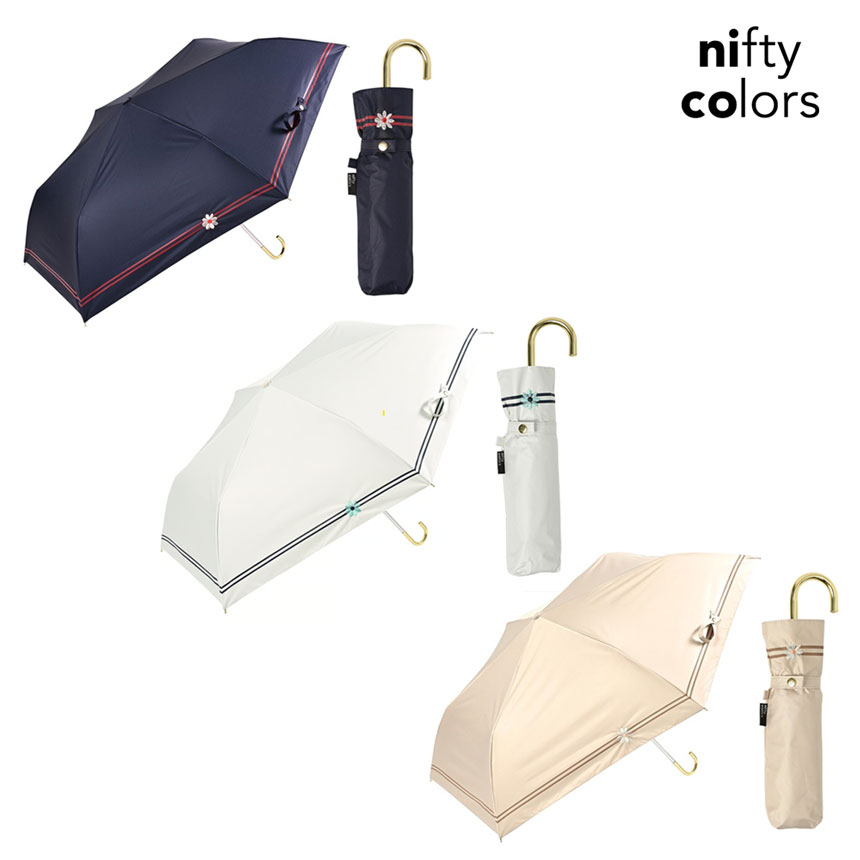 niftycolors 플라워 일본 암막양산 고급 일제양산 가벼운 휴대용 양우산 - 상품 이미지