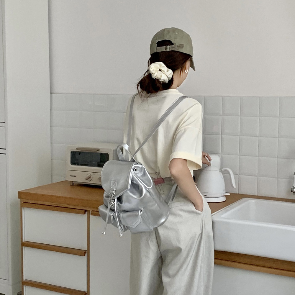 베니 글로시 복조리 백팩 데일리 백팩 이미지 6