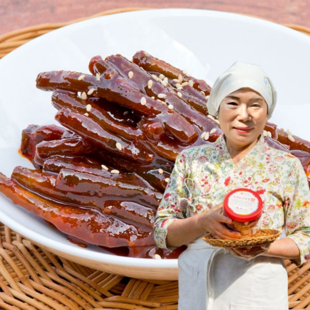 마늘쫑 고추장 장아찌 국산 1kg 순창 명인 박현순