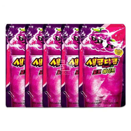 포도 쟈뎅 새콤달콤 에이드 230ml 5개 포도에이드