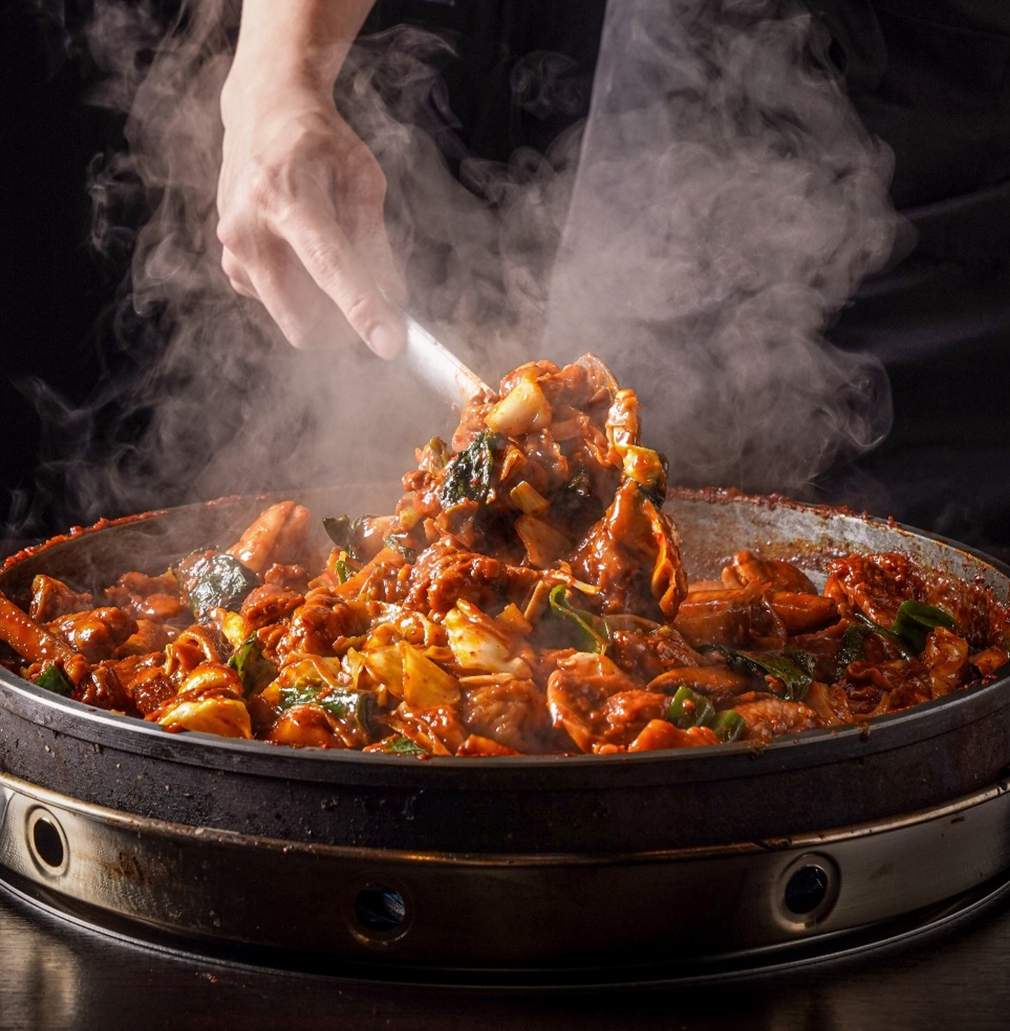 통나무집닭갈비 춘천 닭갈비 밀키트 택배 홈파티 캠핑요리 캠핑음식 넓적다리 양념 야채 세트