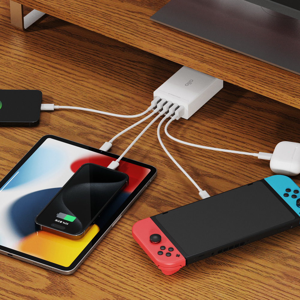 알로코리아 USB 5포트 2.4A 스마트 멀티 충전기 UC401S