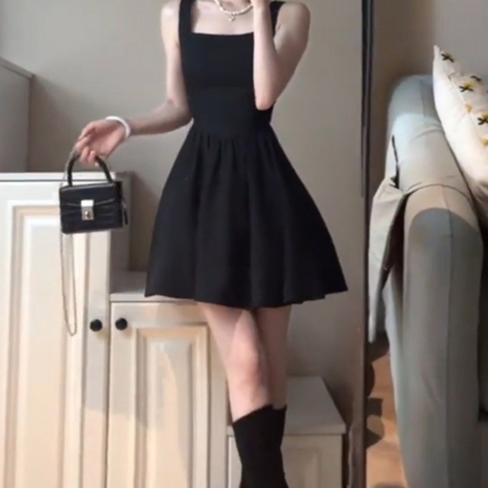 뒷트임원피스 페스티벌룩 여름 하객 스모크 클럽룩 원피스 이미지 6