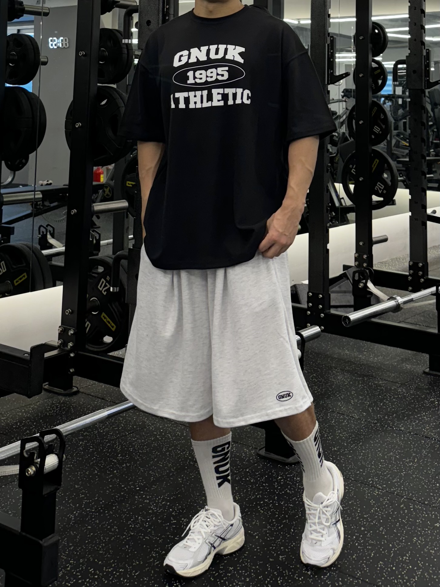 남자버뮤다팬츠 남자와이드반바지 6부반바지 - 상세 이미지 4