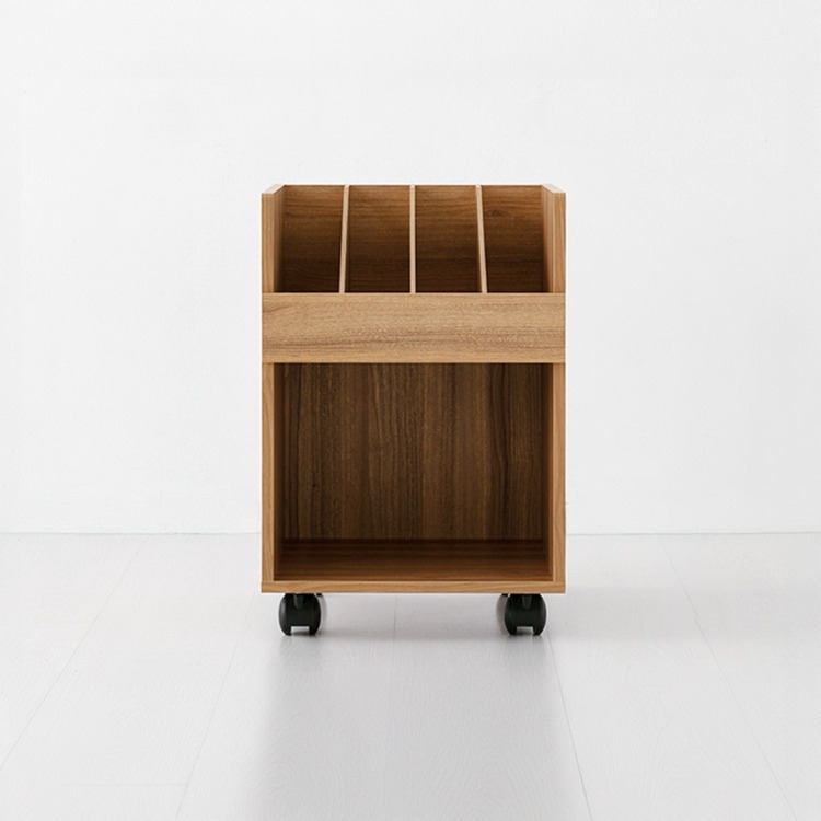 폴라보 이동식 수납장 WGM5638A 385x400x560mm, 2단, 캄포어베니어 8177.7038 - 상품 이미지