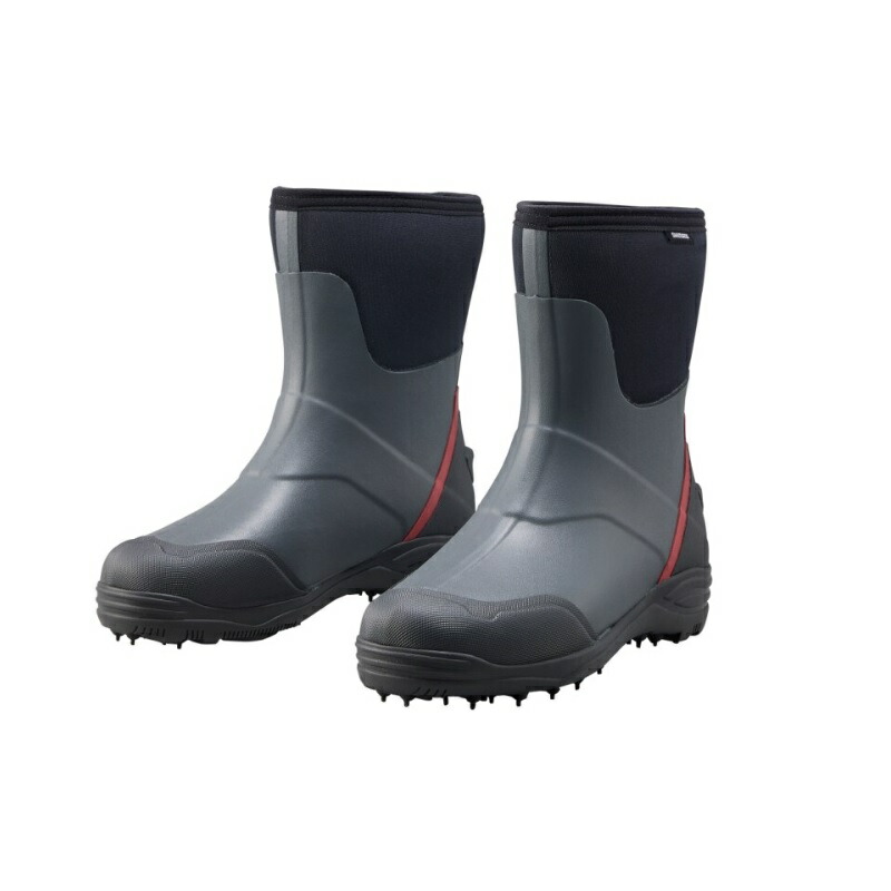 시마노 SHIMANO 서멀 숏 부츠 스파이크 낚시 방한 장화 FB-037W - 상세 이미지 2