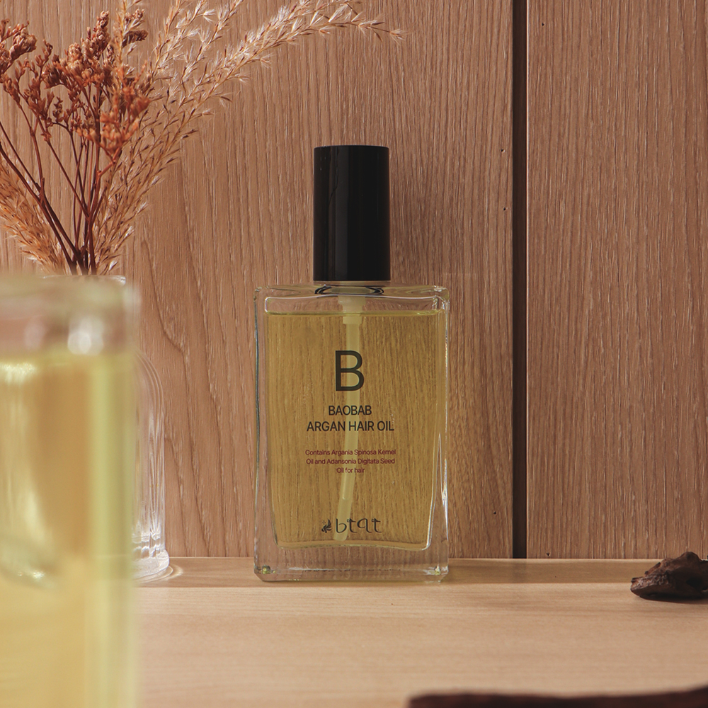 비티큐티 바오밥 아르간 오일 헤어 에센스 100ml (단백질 미용실 수분 곱슬 머리 컬크림 컬링 파마 케라틴 로션 볼륨) - 상세 이미지 3
