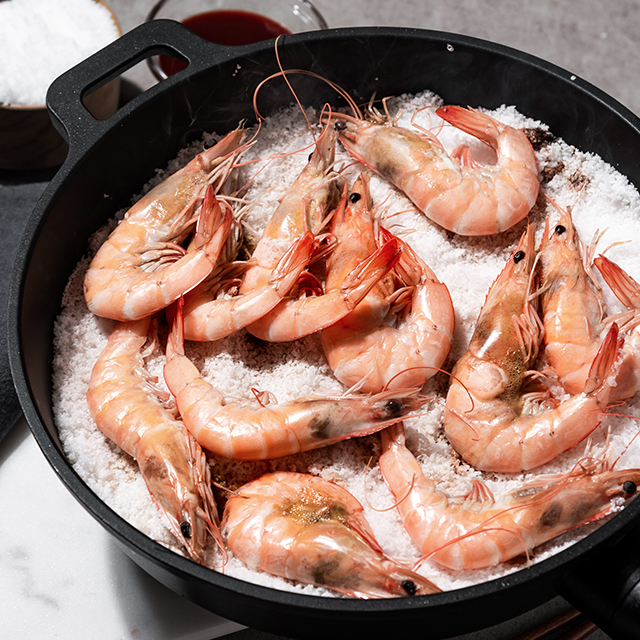 신안 제철 생물 왕새우 1kg 흰다리 국내산 대하 새우튀김