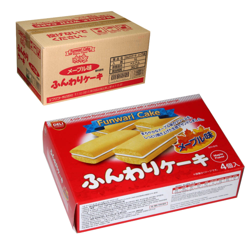 메이플 플레이버 케이크 72g x 16개입 : 주식회사 세븐스타몰