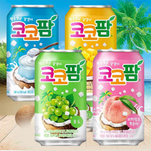 코코팜 복숭아 포도 망고 요거트 340ml 각6개씩 24캔 뚱캔 음료수 맛있게 먹은 솔직 후기 - 상품 이미지 1