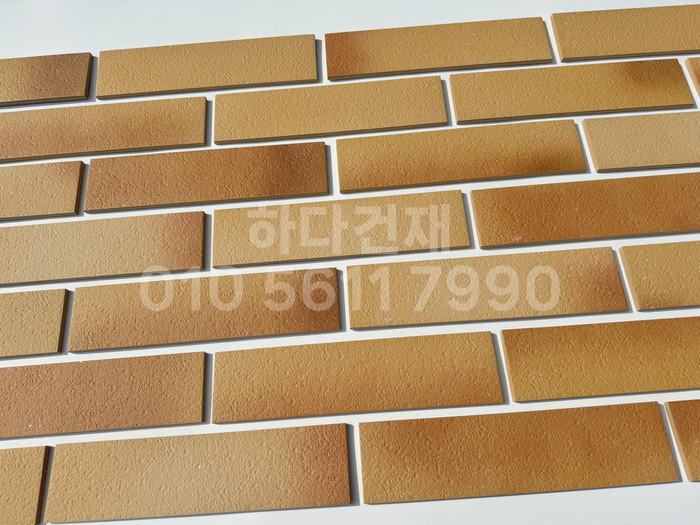 세라믹 전돌타일 300x75x8T 옐로우 / 하다건재 세라믹타일