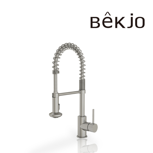 백조 씽크 주방 싱크대 수전 직수 분사 도리스 DORIS 645 브러쉬드 니켈