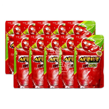 파우치 쟈뎅 새콤달콤 딸기 에이드 230ml 10개 (1곽) 편의점