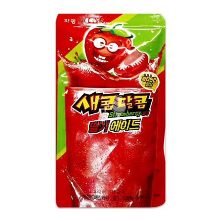에이드 쟈뎅 새콤달콤 딸기 230ml 1개 파우치