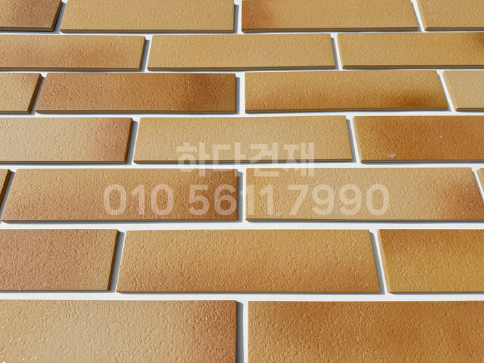 세라믹 전돌타일 300x75x8T 옐로우 / 하다건재 세라믹타일