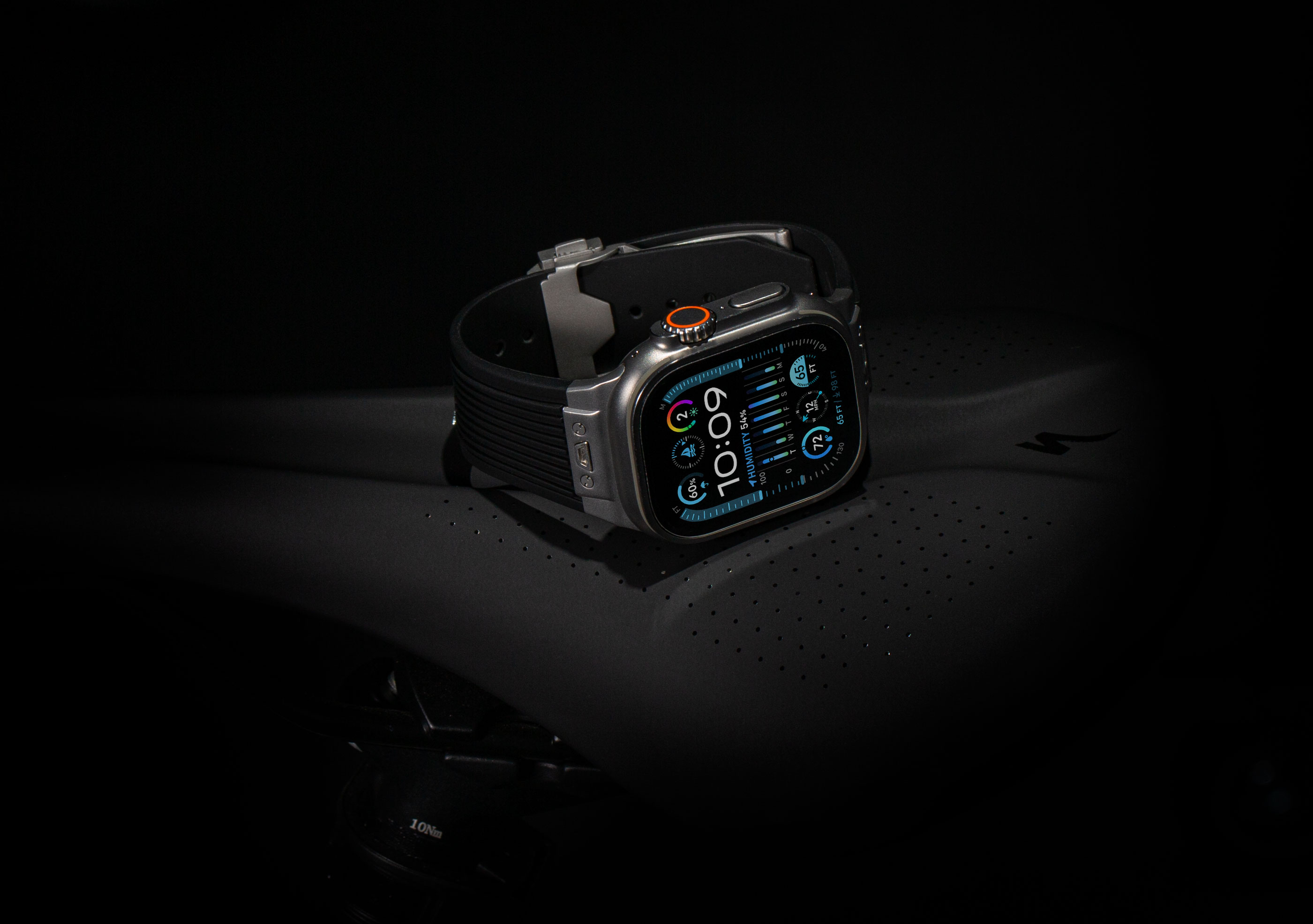 애플워치 울트라 3 스트랩 실리콘 2 1 밴드 스포츠 49mm 줄 명품 - 상세 이미지 5