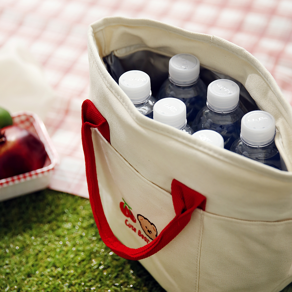 큐트 베어 쿨러백 캠핑 보냉백 미니 아이스 가방