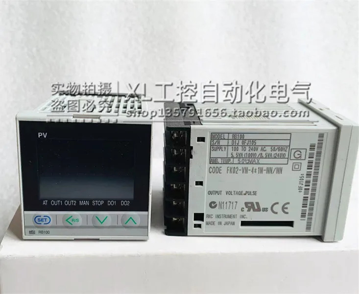 오리지널 일본 RKC 온도 조절기 RB100 FK02-VN-4x1N-NN/NN/Y .