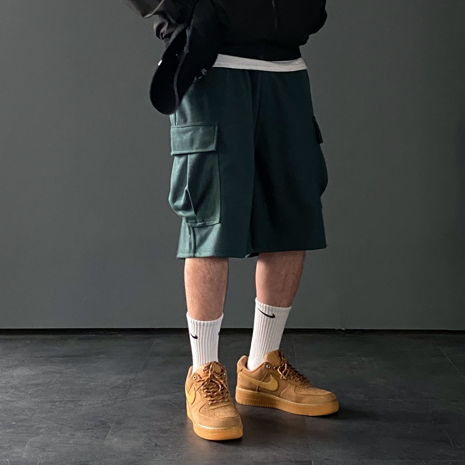 1+1 남자버뮤다팬츠 건빵바지 남자6부반바지 - 상세 이미지 4