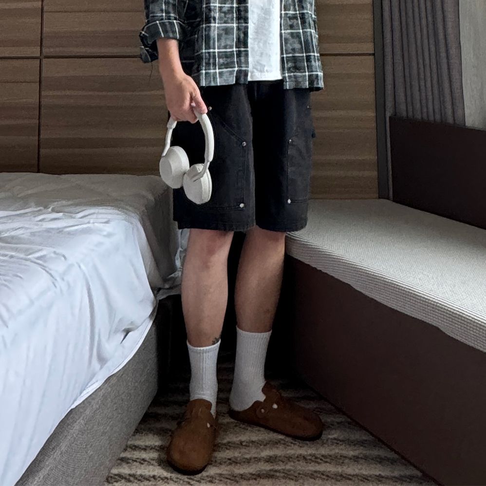 남성여름청바지 남자청반바지 생지데님 - 상세 이미지 2