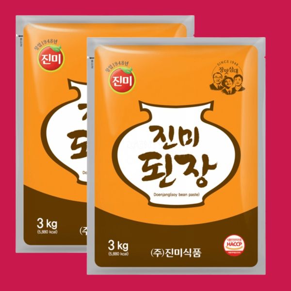 진미 된장 3kg x 2봉 : 양품마마