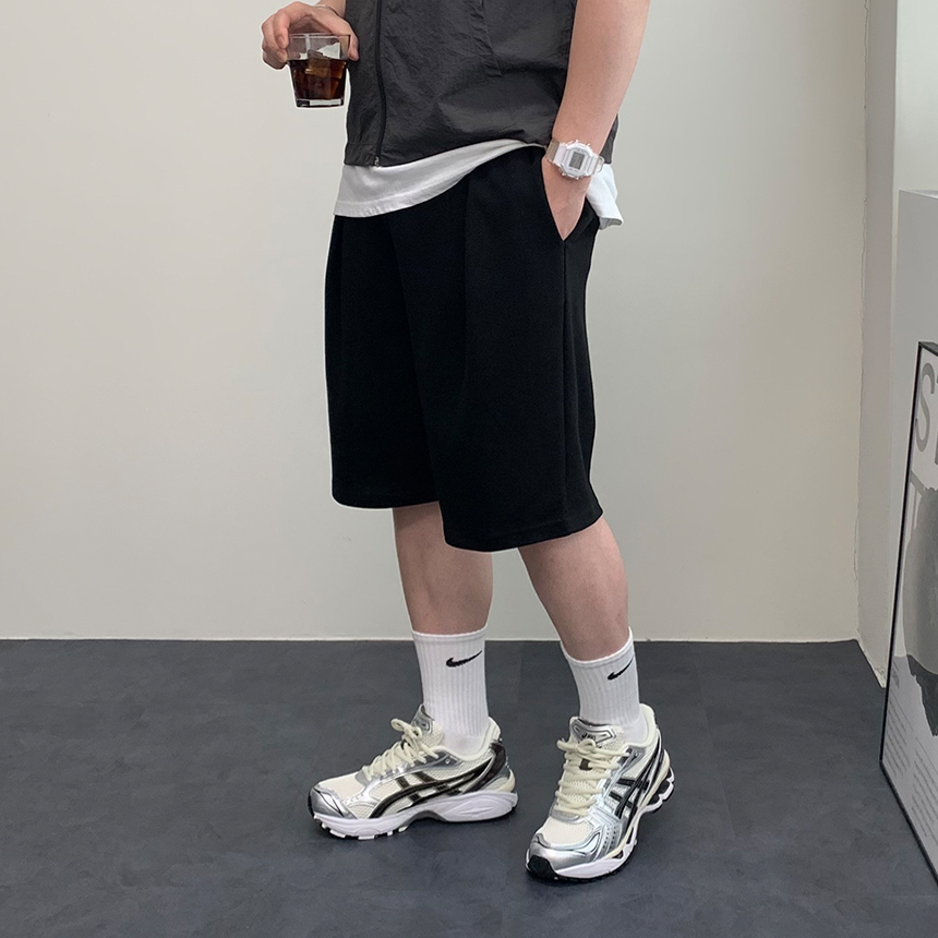 남자버뮤다팬츠 남자와이드반바지 벌룬반바지 - 상세 이미지 2