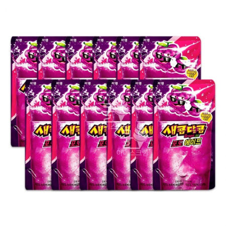 새콤달콤 쟈뎅 포도 에이드 230ml 10개 (1곽) 딸기