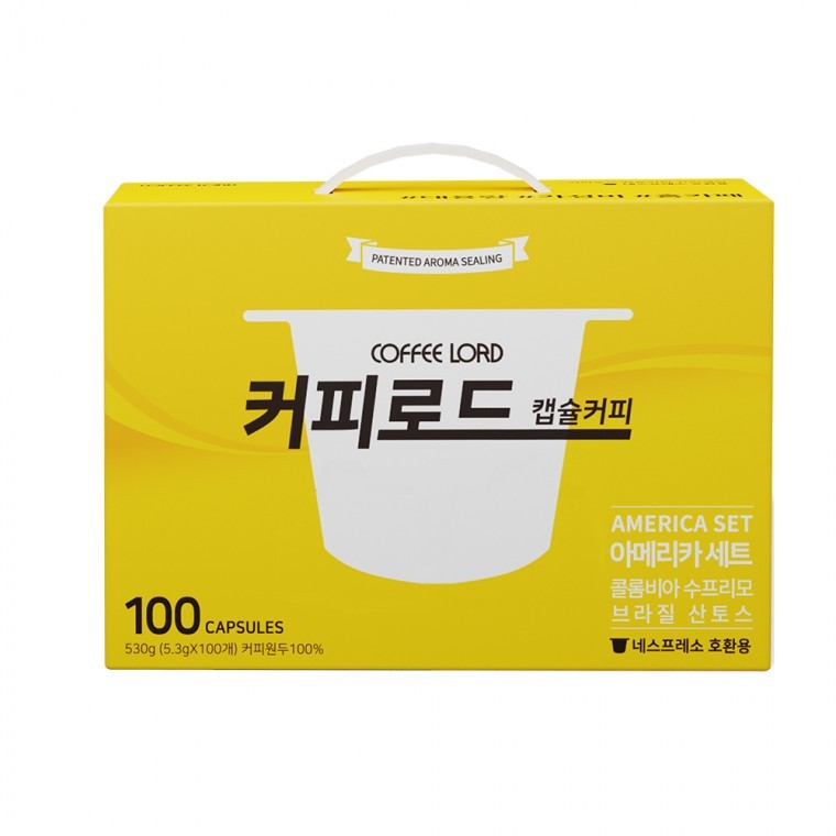 캡슐커피 파티팩 아메리카 세트 100캡슐 : 긴이야기