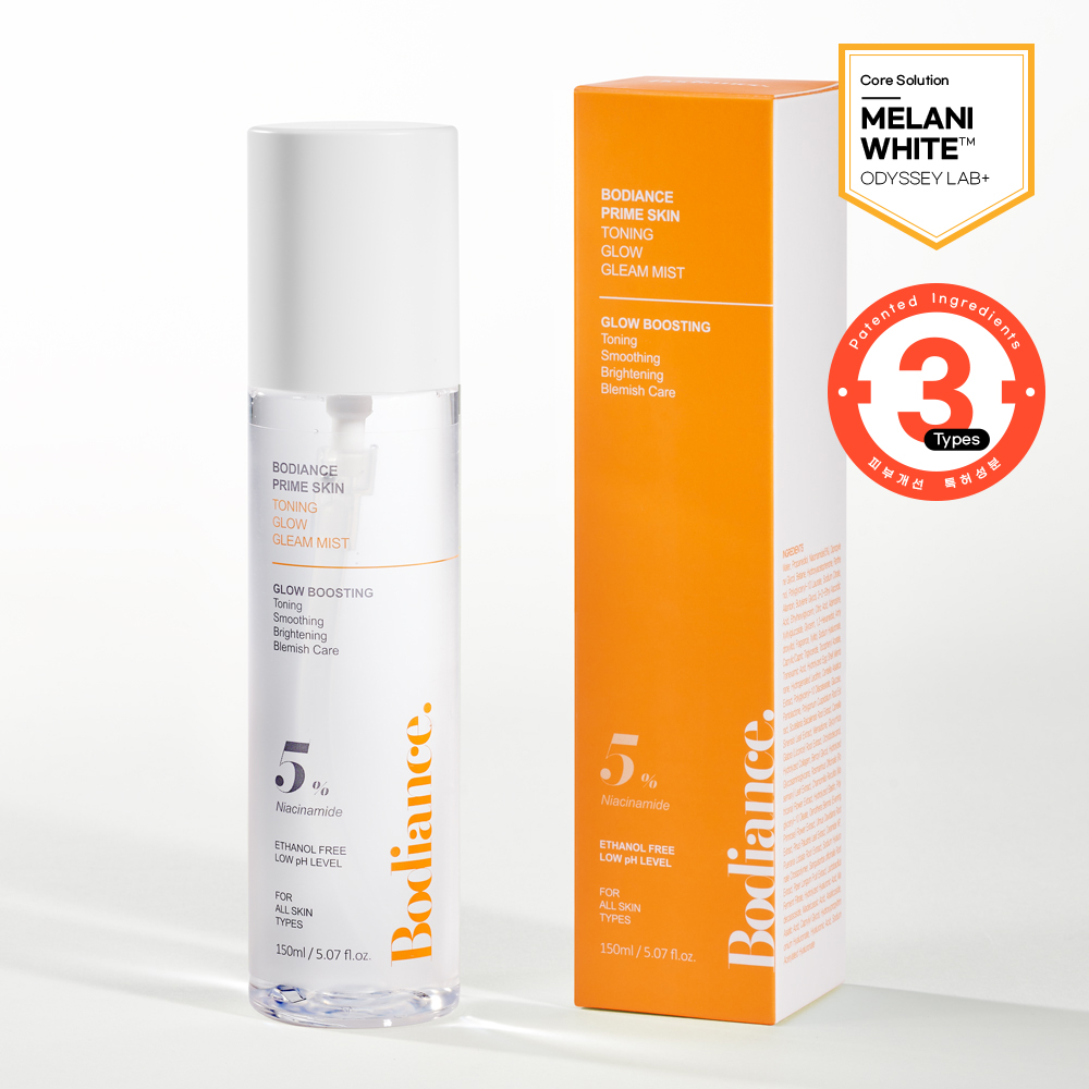 바디언스 프라임 스킨 토닝 글로우 광채 화이트닝 미백 미스트 150ml 콜라겐 수분 보습 이미지 2