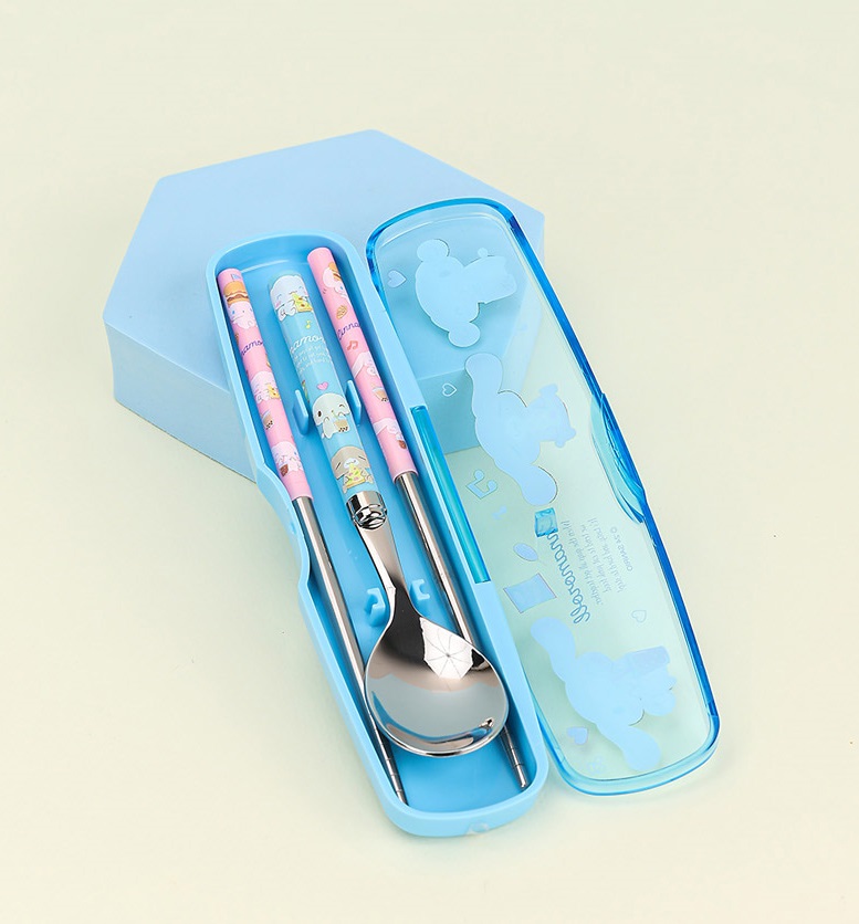 시나모롤 수저세트 산리오 젓가락 숟가락 어린이 초등 스텐 - 상세 이미지 5