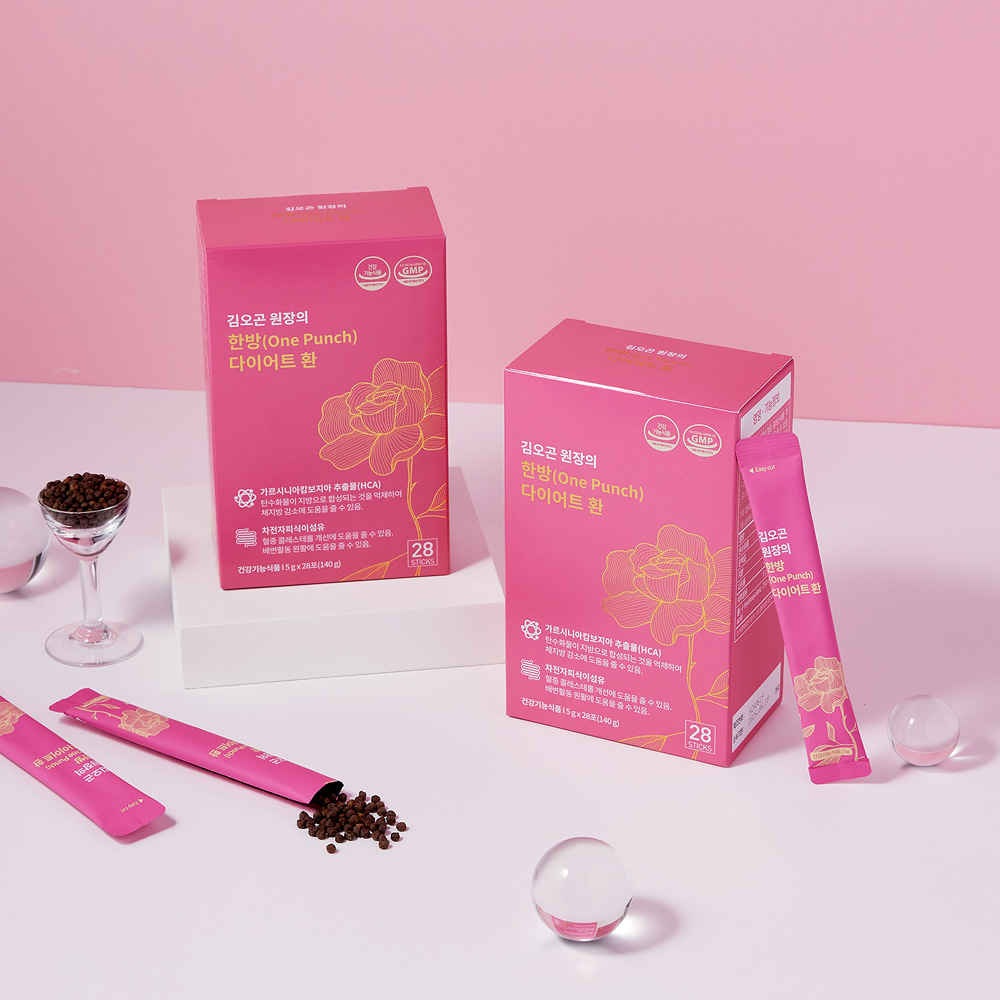 김오곤원장의 한방(OnePunch) 다이어트 환 체지방감소 가르시니아 28포, 4개 이미지 2