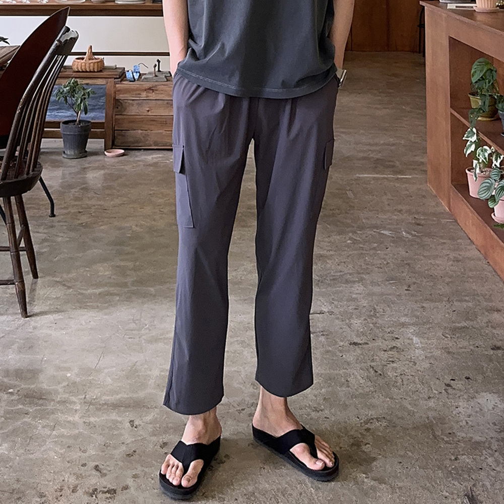 쿨링 팬츠 카고 조거 아이스 팬츠 남성여름바지 남자냉장고바지