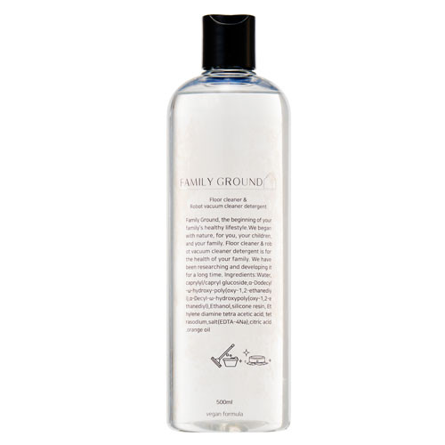 패밀리그라운드 로봇청소기세제 걸레냄새 관리 드리미 에코백스 로보락 호환 500ml, 2개