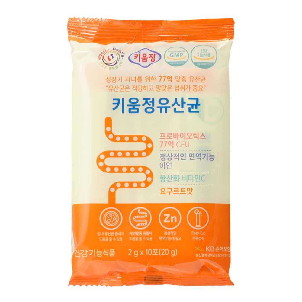 닥터피플 키움정유산균 2gX10포 - 77억 맞춤 유산균 - 상품 이미지