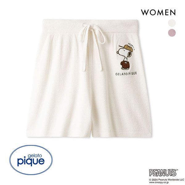 젤라또피케 gelato pique 여성 스누피 자가드 숏팬츠 PWNP242030 - 상품 이미지