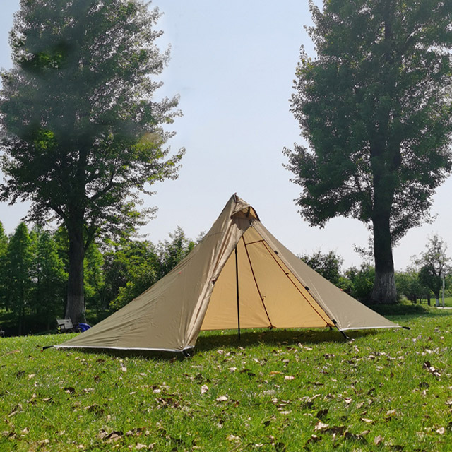 KOOLMAN(쿨맨) 초경량 백패킹 티피 텐트 전용 외부 플라이 브라운