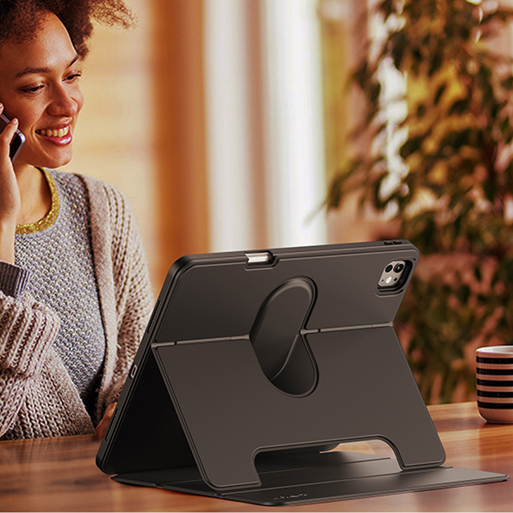 비스비 플렉스뷰 마그네틱 케이스/ 가로세로회전스탠딩/ 다크 그레이, 아이패드프로13 8세대M5 7세대M4 - 상세 이미지 3