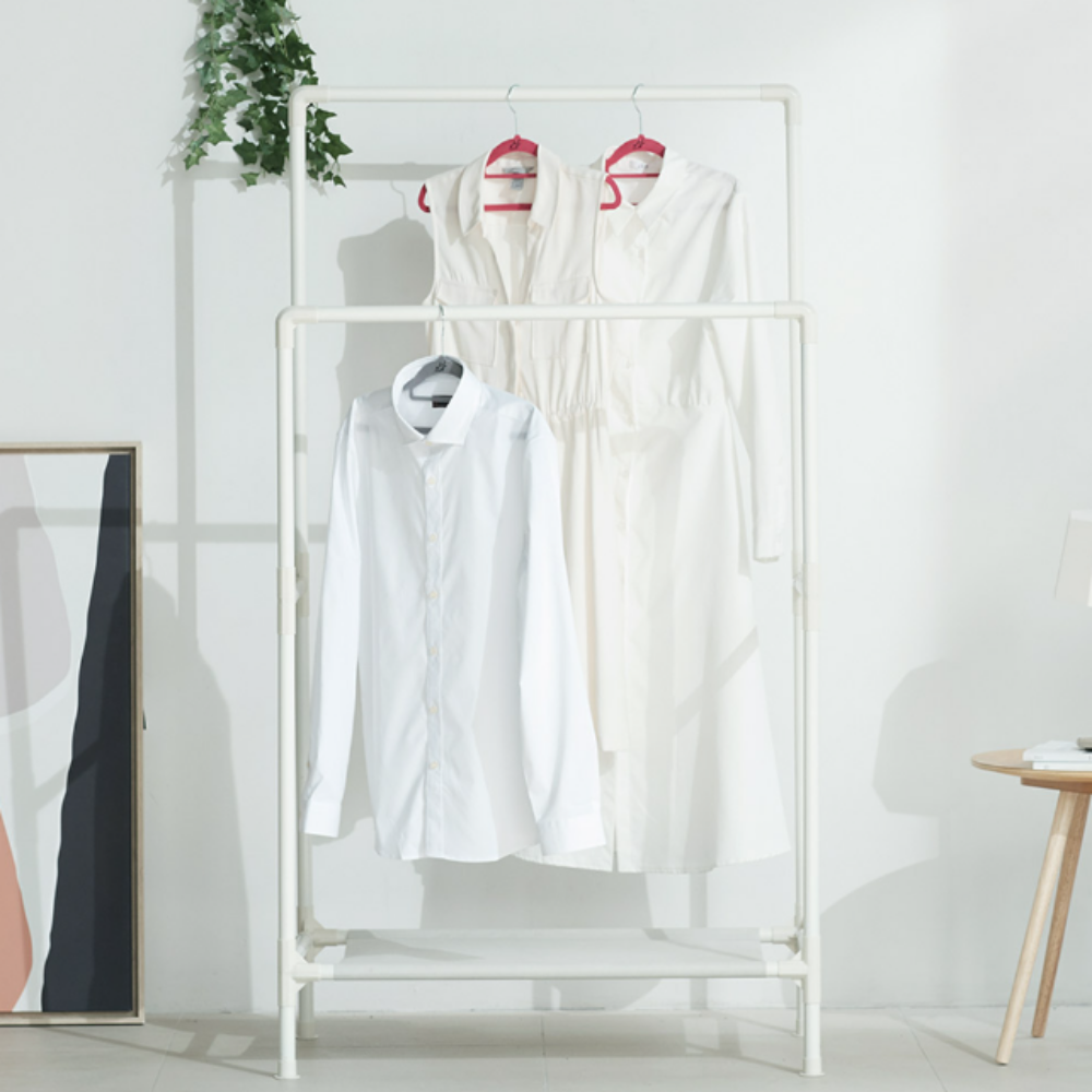 시스템행거 철제 드레스룸 조립식 스탠드 이케아 옷걸이 행거 MULIG