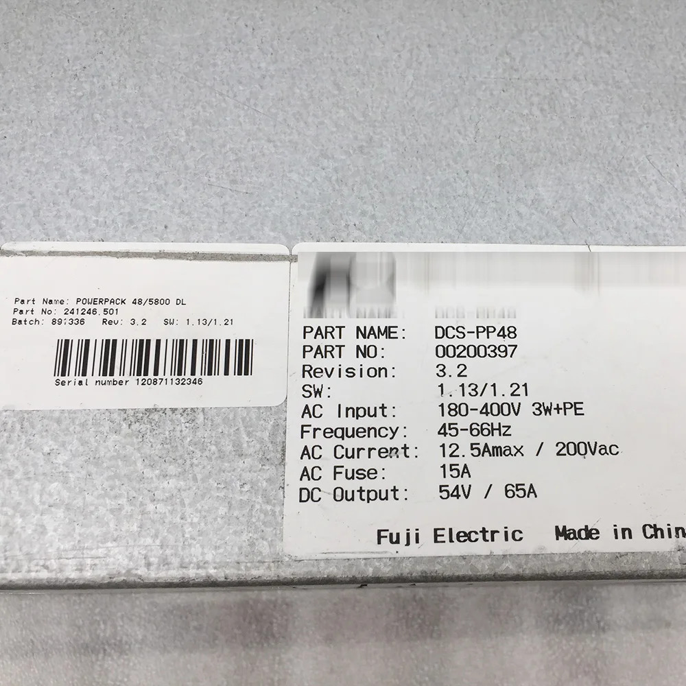 Eltek 5800W DCS-PP48 POWERPACK48/5800 DL스위칭 전원공급장치 241246 .501 리퍼