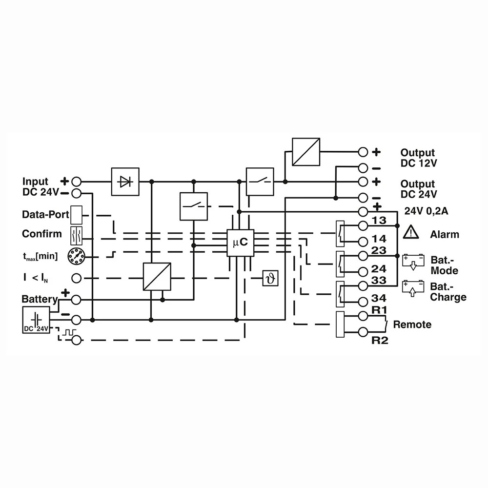 2320461  Phoenix UPS 24VDC 5A-40AQUINT-UPS/24DC/12DC/5/24DC/10