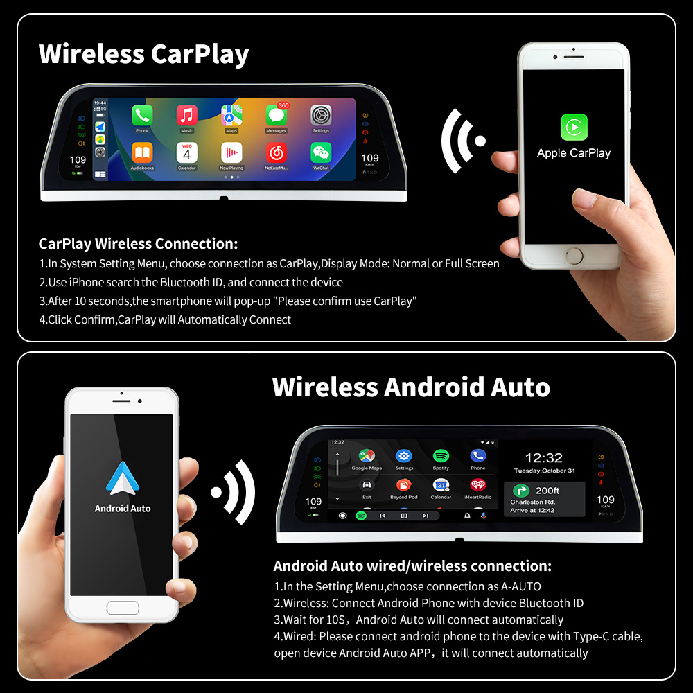 카플레이 carplay 계기판 테슬라 모델 3 Y 호환 - 상세 이미지 2