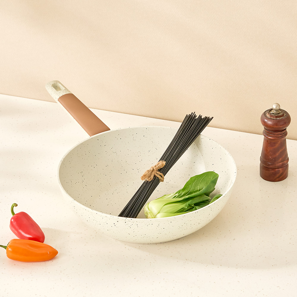 델라고 궁중팬 멀티팬 인덕션 웍추천 바닐라빈 28cm - 메인 이미지