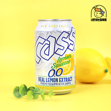 카스 제로 레몬스퀴즈 0.0 논알콜 맥주맛음료 330ml, 1개