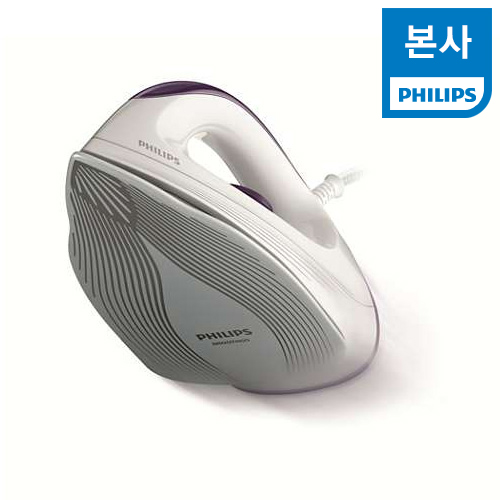 필립스 열판 건식다리미 GC160/22 화이트&퍼플 이미지 3