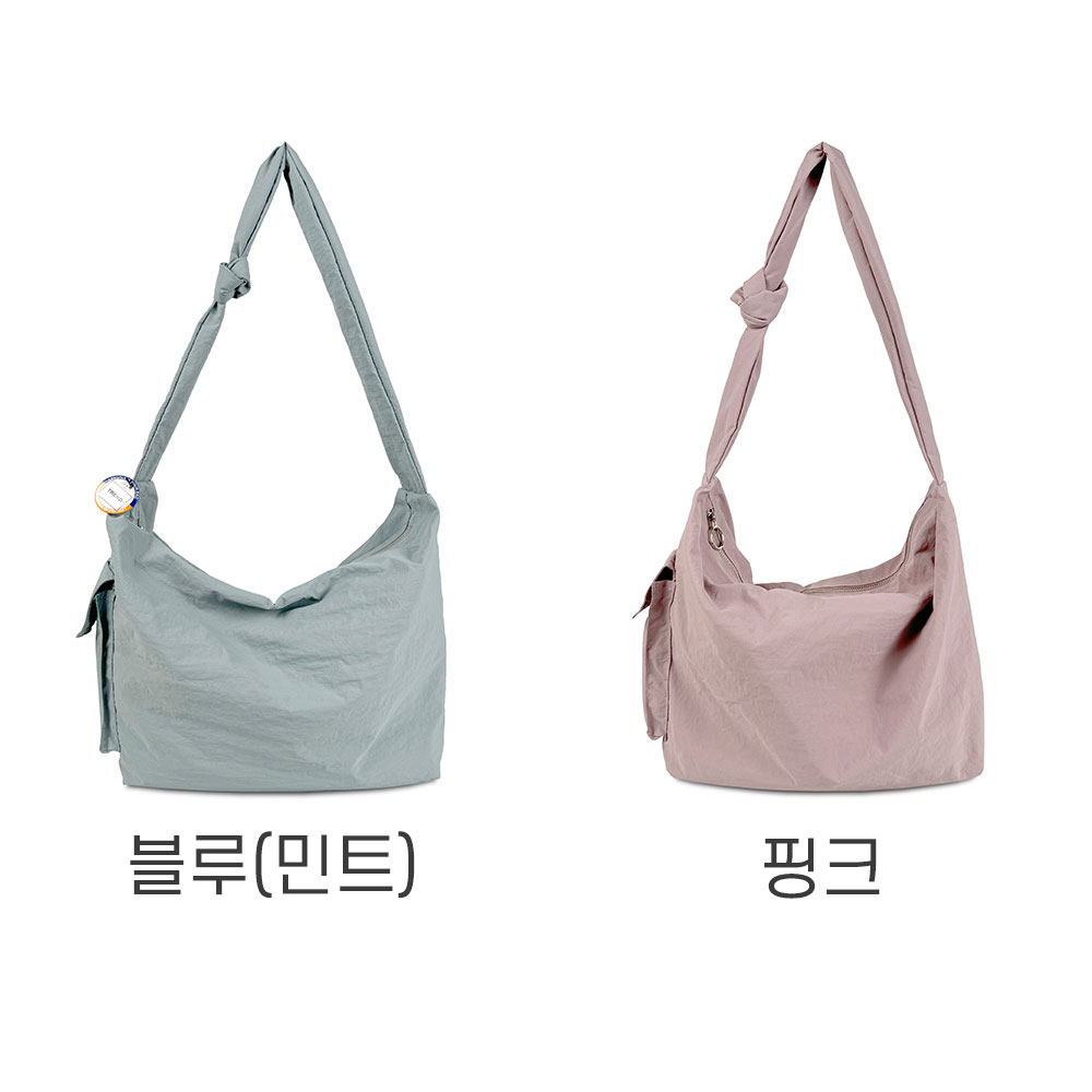 초경량 나일론 숄더백 겸용 크로스백 빅사이즈 캐주얼 바스락 큰 가벼운 경량 크로스 가방 - 상세 이미지 4